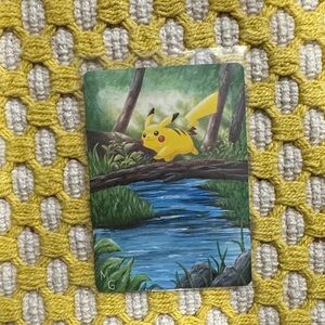 Hand Painted Pokemon Art Card